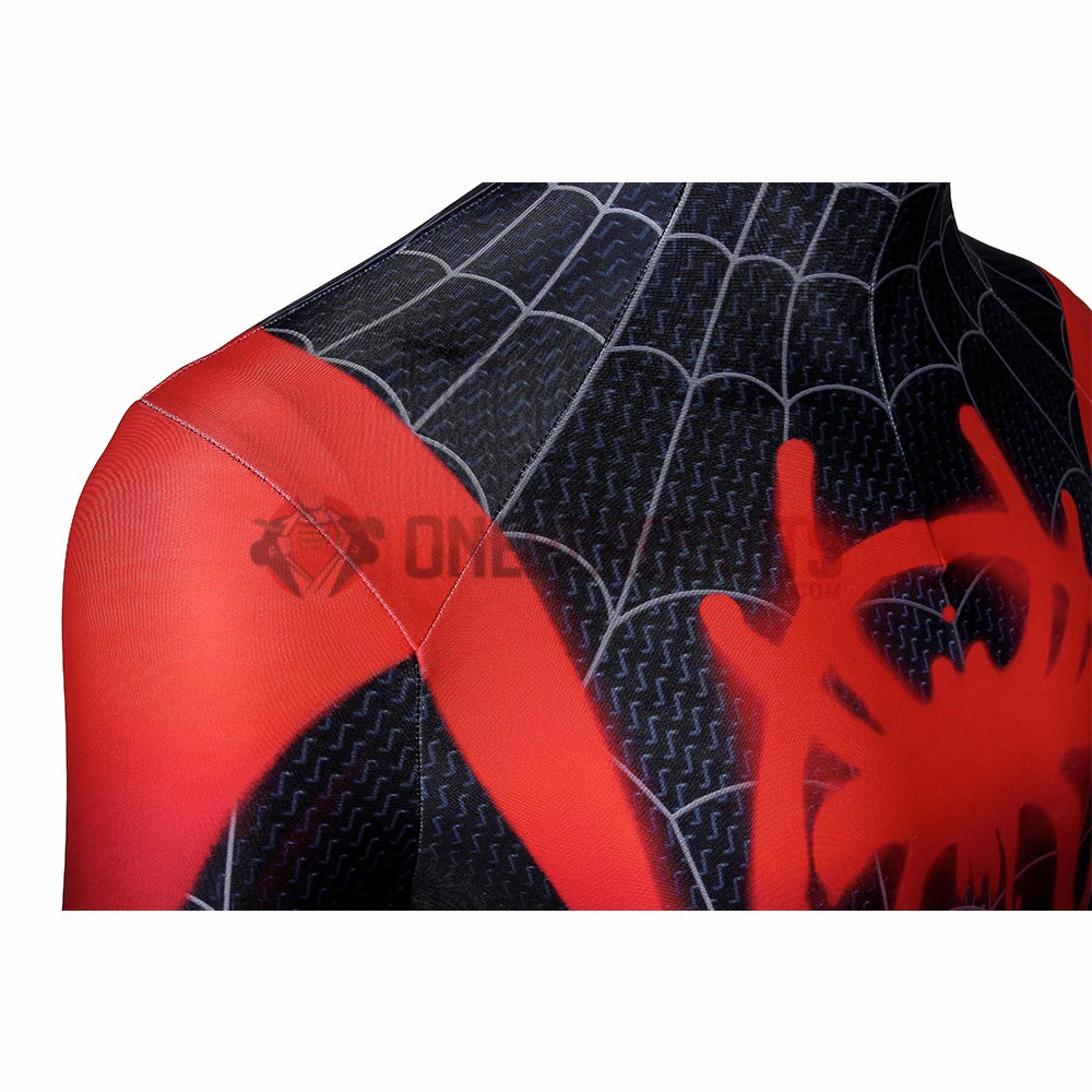 OneHeroSuits Zentai/Jumpsuit Spider-Man Into The Spider-Verse Miles Morales Cosplay Costume HD Printed Jumpsuits