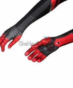 OneHeroSuits Spider-man Black And Red Suits Far From Home Spider Bodysuit