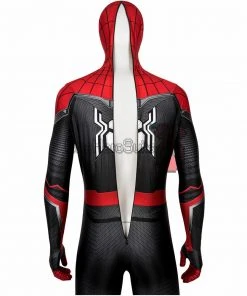 OneHeroSuits Spider-man Black And Red Suits Far From Home Spider Bodysuit