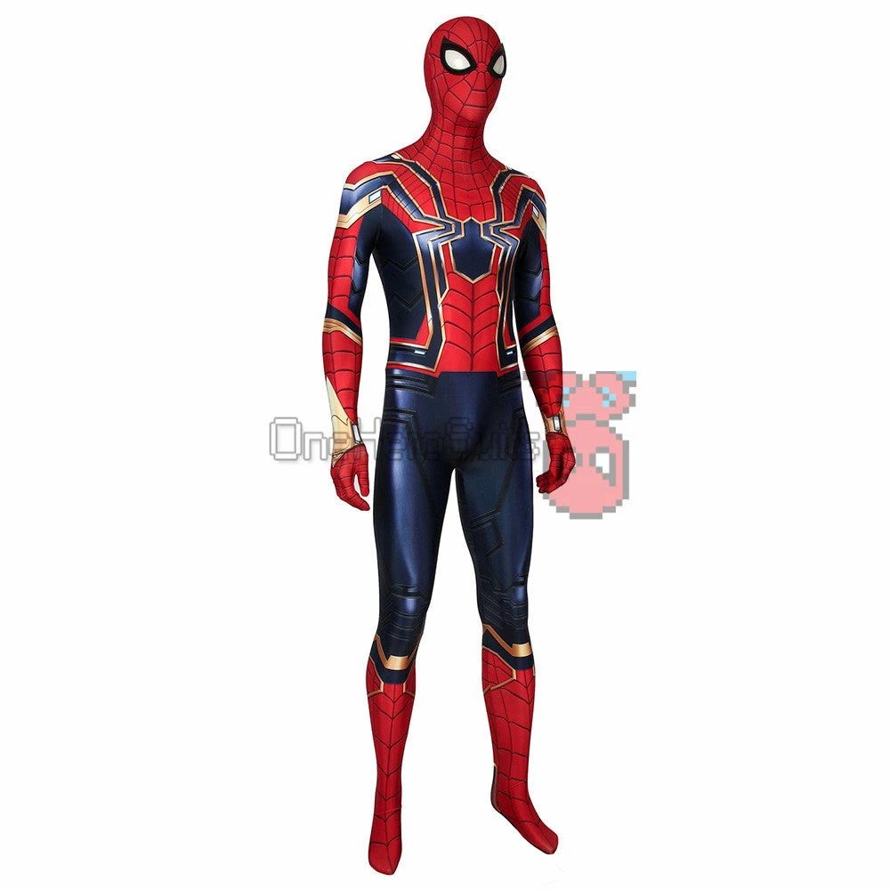 OneHeroSuits Iron Spider Suit Avengers Endgame Spider-man Bodysuit