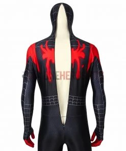 OneHeroSuits Zentai/Jumpsuit Miles Morales Suit Into The Spider Verse Black Bodysuit
