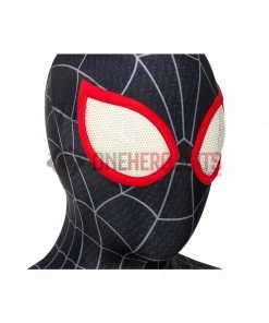 OneHeroSuits Zentai/Jumpsuit Miles Morales Suit Into The Spider Verse Black Bodysuit