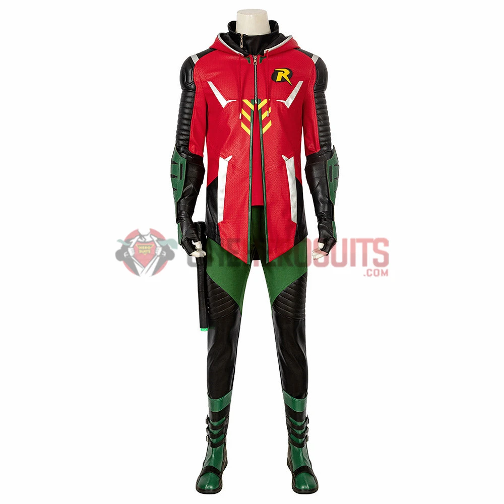 Batman Cosplay Boots Gotham Knights Robin OneHeroSuits