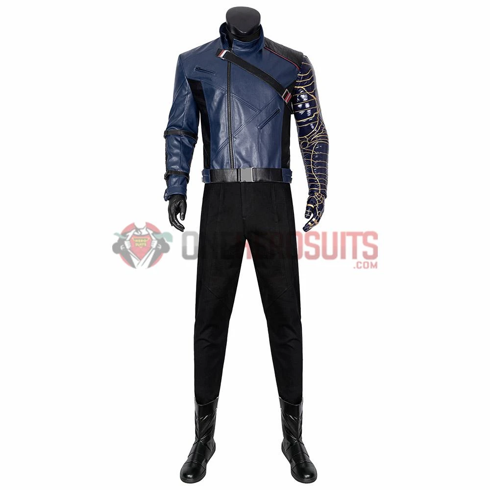OneHeroSuits The Winter Soldier Cosplay Costumes Bucky Barnes Ver.2 Cosplay Suit
