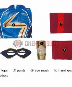 OneHeroSuits Ms. Marvel Cosplay Costumes Ms. Marvel Kamala Khan Cosplay Suits