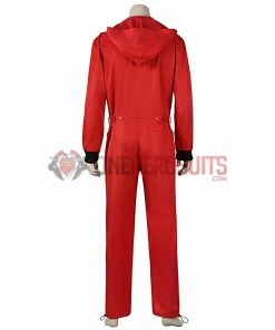 OneHeroSuits Costumes Money Heist S5 Cosplay Costume La Casa De Pape Red Suit
