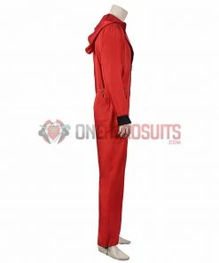 OneHeroSuits Costumes Money Heist S5 Cosplay Costume La Casa De Pape Red Suit