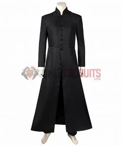 OneHeroSuits The Matrix 2 Cosplay Costume Reloaded Revolutions Neo Black Suit