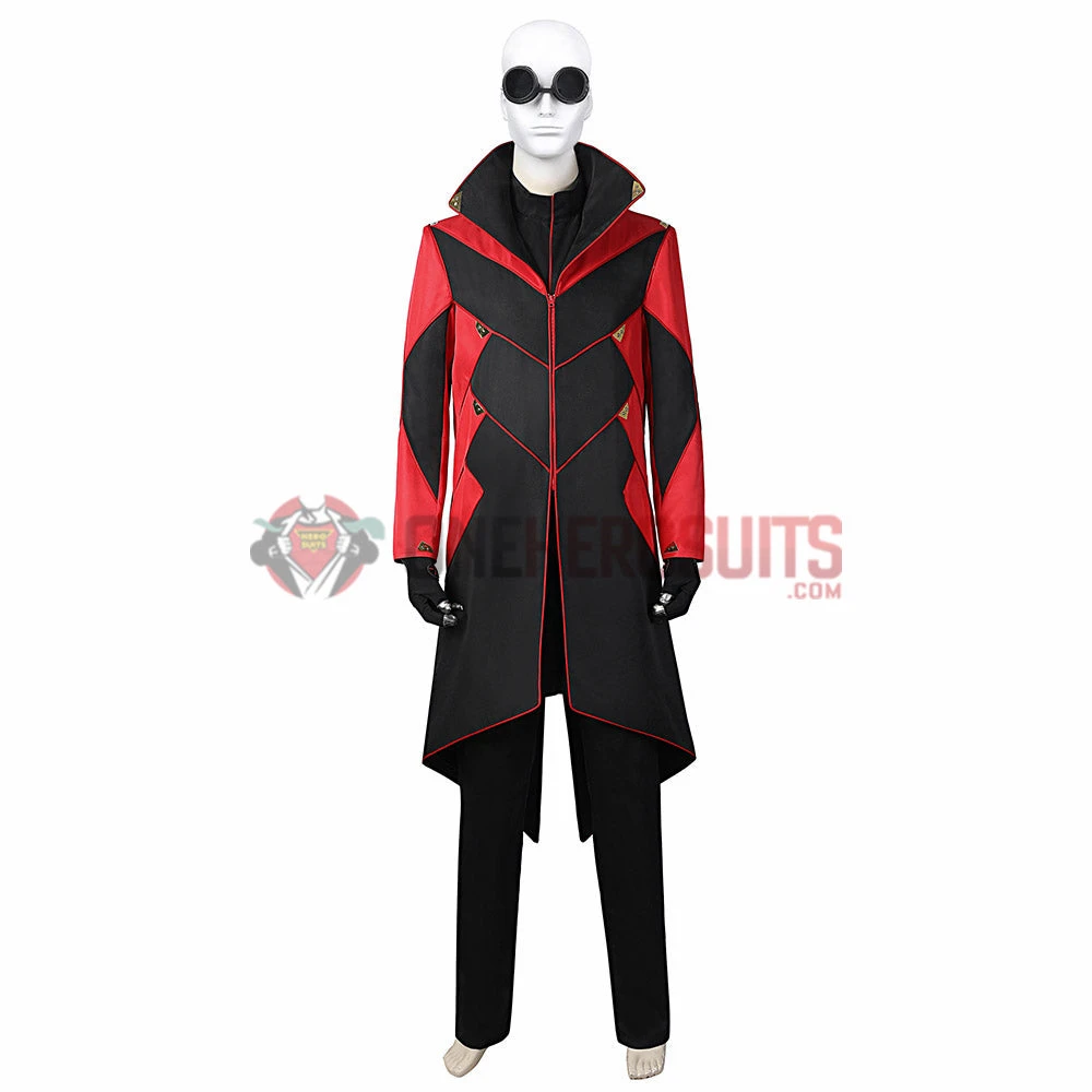 OneHeroSuits Costumes Dr. Eggman Cosplay Costume Sonic The Hedgehog 2 Cosplay Suit