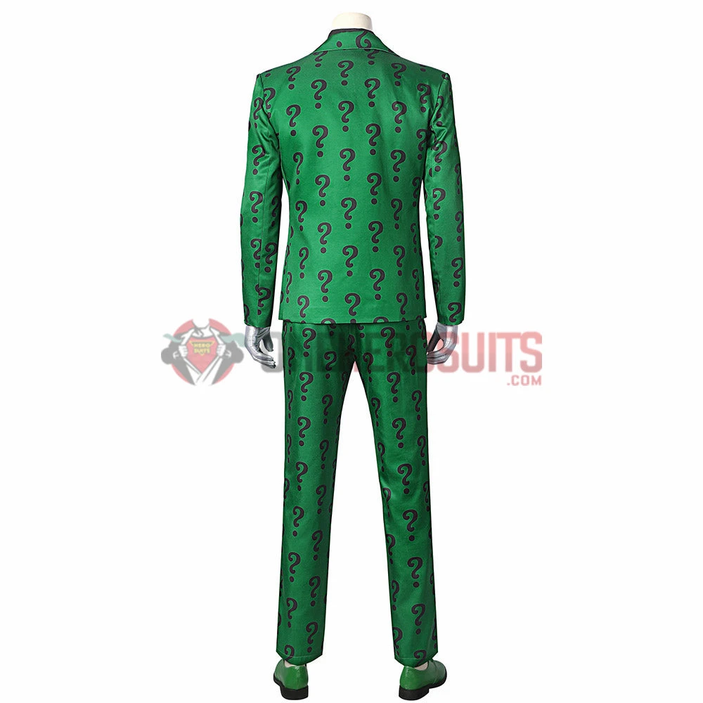 OneHeroSuits Costumes Edward Nygma Cospaly Boots 1960s Batman Riddler Shoes