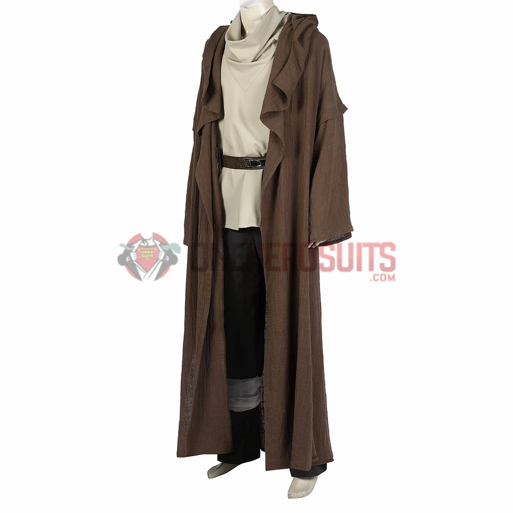 OneHeroSuits Star Wars Obi Wan Cosplay Costumes Kenobi Jedi Suits