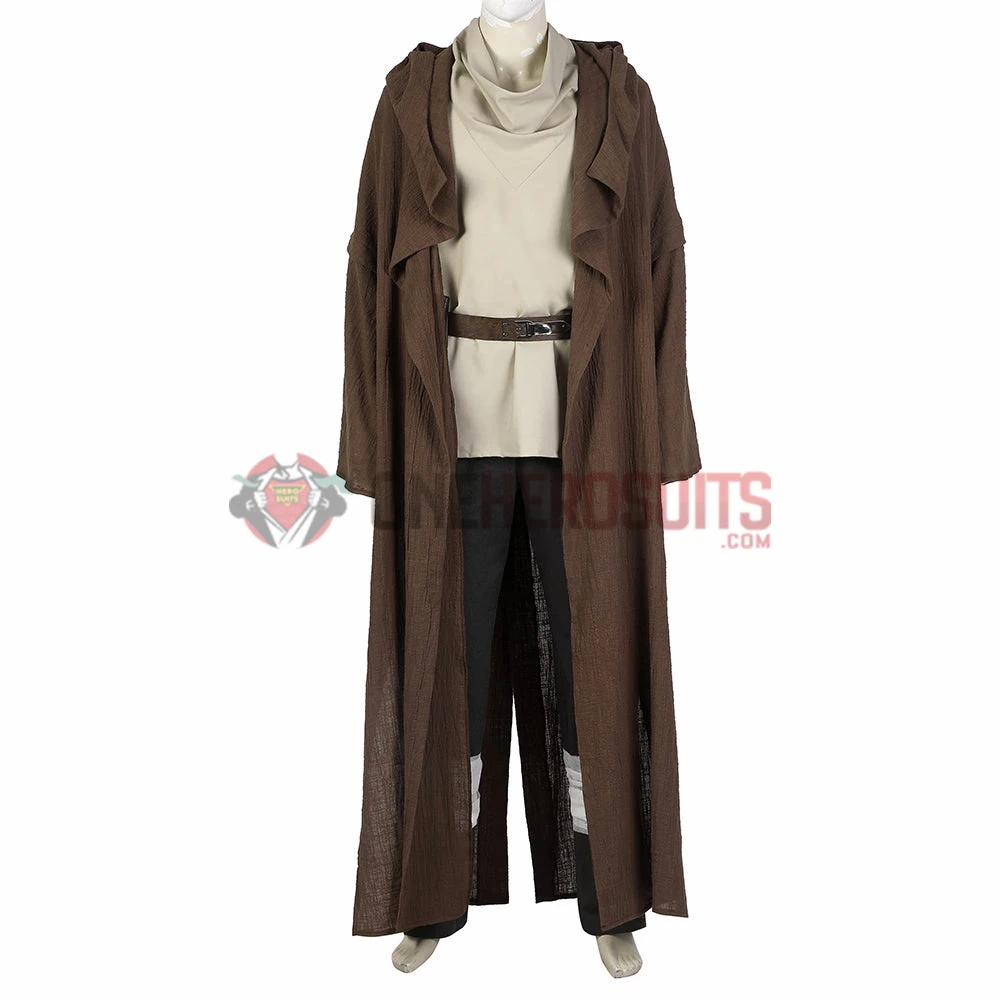 OneHeroSuits Star Wars Obi Wan Cosplay Costumes Kenobi Jedi Suits