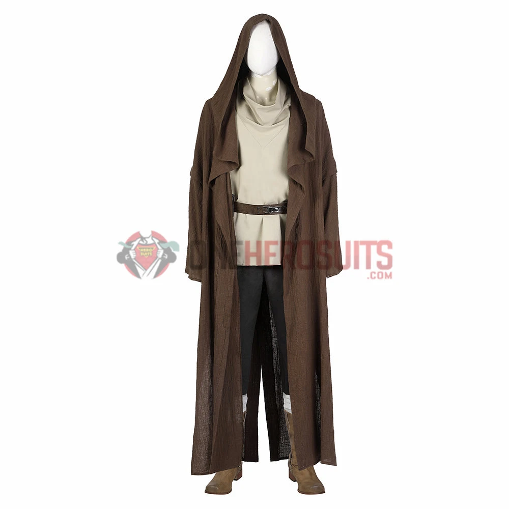 OneHeroSuits Star Wars Obi Wan Cosplay Costumes Kenobi Jedi Suits