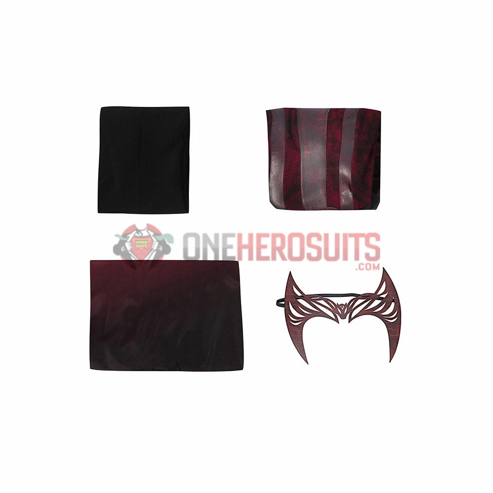 OneHeroSuits Scarlet Witch Wanda Cosplay Costumes Battle Damaged Edition Halloween Suits