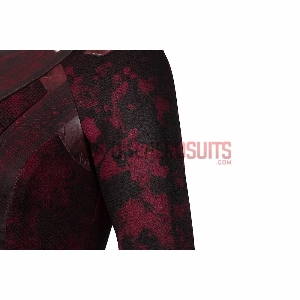 OneHeroSuits Scarlet Witch Wanda Cosplay Costumes Battle Damaged Edition Halloween Suits