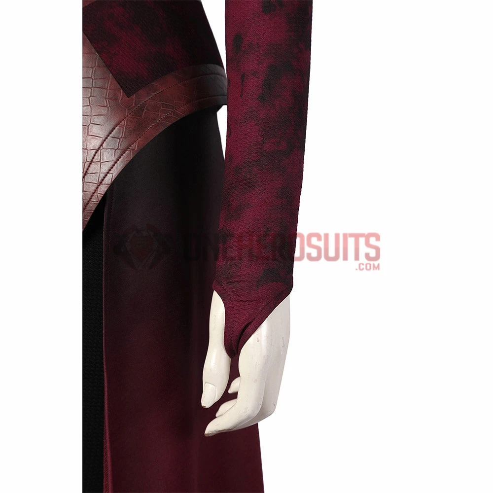 OneHeroSuits Scarlet Witch Wanda Cosplay Costumes Battle Damaged Edition Halloween Suits