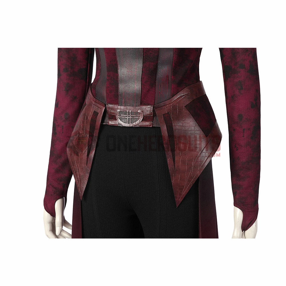 OneHeroSuits Scarlet Witch Wanda Cosplay Costumes Battle Damaged Edition Halloween Suits