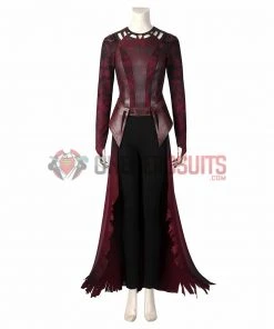 OneHeroSuits Scarlet Witch Wanda Cosplay Costumes Battle Damaged Edition Halloween Suits