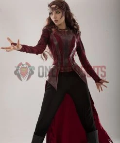 OneHeroSuits Scarlet Witch Wanda Cosplay Costumes Battle Damaged Edition Halloween Suits