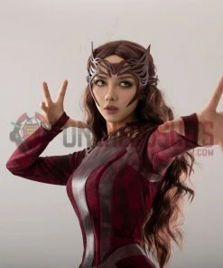OneHeroSuits Scarlet Witch Wanda Cosplay Costumes Battle Damaged Edition Halloween Suits