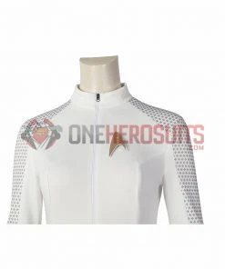OneHeroSuits Star Trek Cosplay Costume Strange New Worlds Nurse Chapel White Jumpsuit