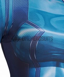 OneHeroSuits Costumes Metroid Cosplay Costume Samus Aran Blue Jumpsuits