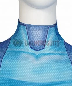 OneHeroSuits Costumes Metroid Cosplay Costume Samus Aran Blue Jumpsuits