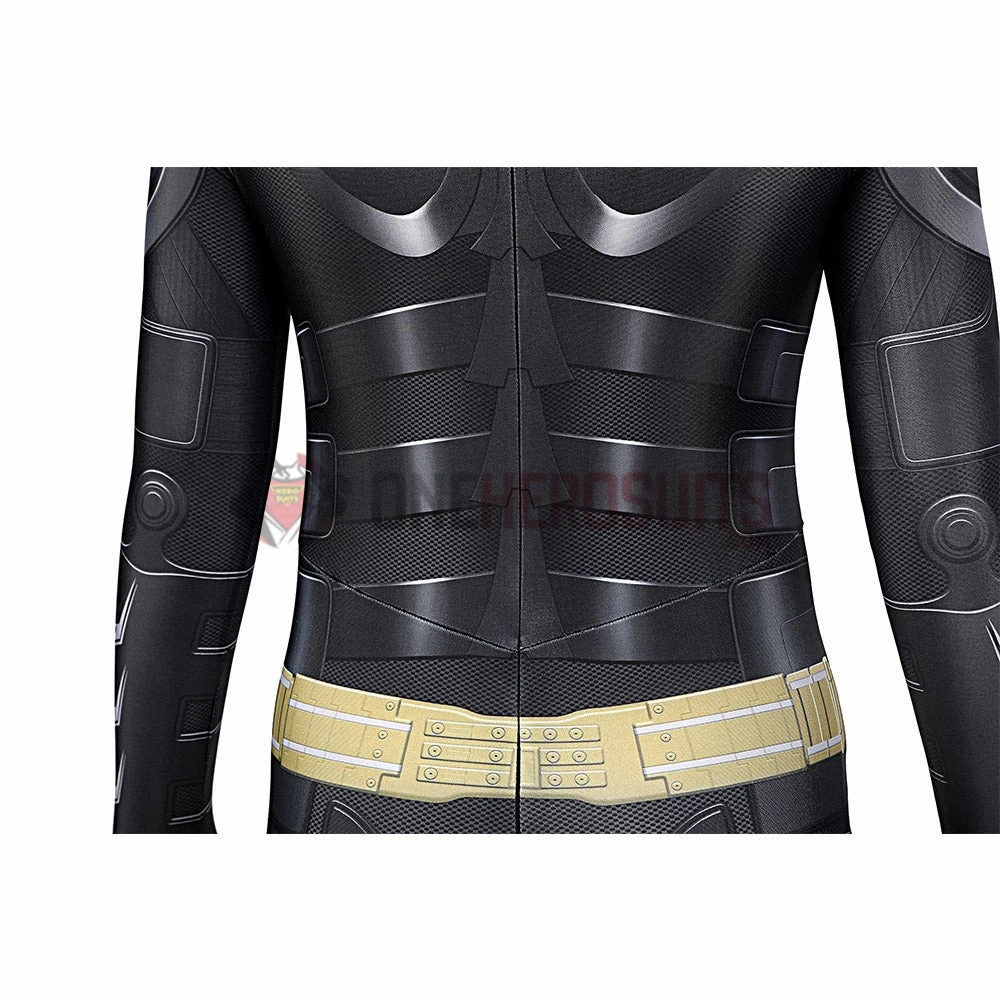 OneHeroSuits Entry-level Cosplay Bodysuit & Zentai Kids Batman Bruce Wayne Cosplay Suit The Dark Knight Rises Spandex BodySuit