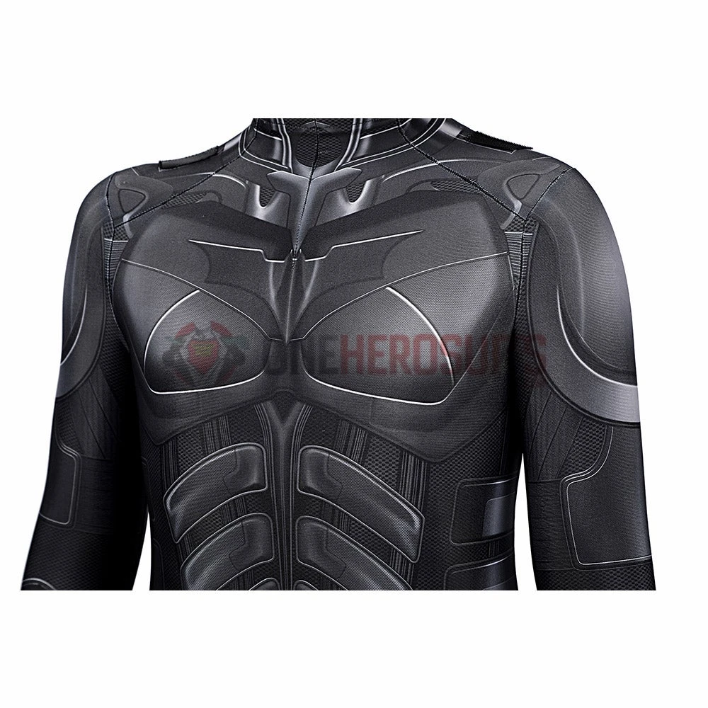 OneHeroSuits Entry-level Cosplay Bodysuit & Zentai Kids Batman Bruce Wayne Cosplay Suit The Dark Knight Rises Spandex BodySuit