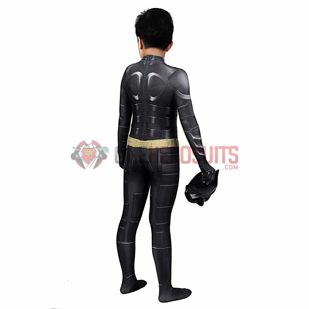 OneHeroSuits Entry-level Cosplay Bodysuit & Zentai Kids Batman Bruce Wayne Cosplay Suit The Dark Knight Rises Spandex BodySuit