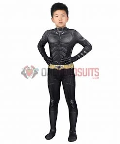 OneHeroSuits Entry-level Cosplay Bodysuit & Zentai Kids Batman Bruce Wayne Cosplay Suit The Dark Knight Rises Spandex BodySuit