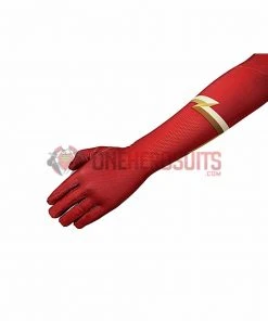 OneHeroSuits Kids Flash Season 5 Cosplay Suit Barry Allen Spandex BodySuit