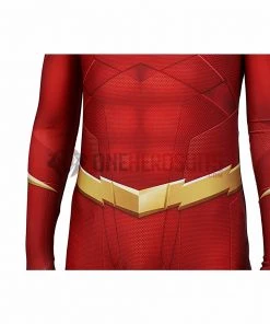 OneHeroSuits Kids Flash Season 5 Cosplay Suit Barry Allen Spandex BodySuit