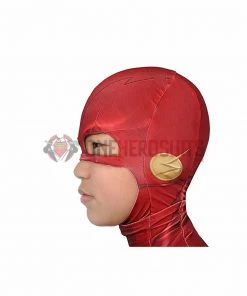 OneHeroSuits Kids Flash Season 5 Cosplay Suit Barry Allen Spandex BodySuit