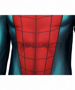 OneHeroSuits Kids Spider-man Cosplay Suit Miles Morales PS5 Great Responsibility Spandex BodySuit