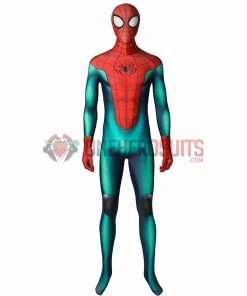 Miles Morales PS5 Spiderman Bodysuit Spiderman Great Responsibility OneHeroSuits Zentai/Jumpsuit