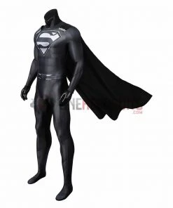 SuperMan Cosplay Costumes Justice League Superman Black Spandex OneHeroSuits
