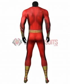 OneHeroSuits Shazam 2 Fury Of The Gods Cosplay Costume 3D Printed Jumpsuits With Cloak