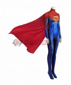 OneHeroSuits Costumes Supergirl Kara Zor-El Cosplay Costume 3D Printed Jumpsuits With Cloak