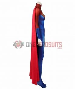OneHeroSuits Costumes Supergirl Kara Zor-El Cosplay Costume 3D Printed Jumpsuits With Cloak