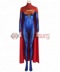 OneHeroSuits Costumes Supergirl Kara Zor-El Cosplay Costume 3D Printed Jumpsuits With Cloak