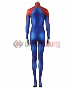 OneHeroSuits Costumes Supergirl Kara Zor-El Cosplay Costume 3D Printed Jumpsuits With Cloak