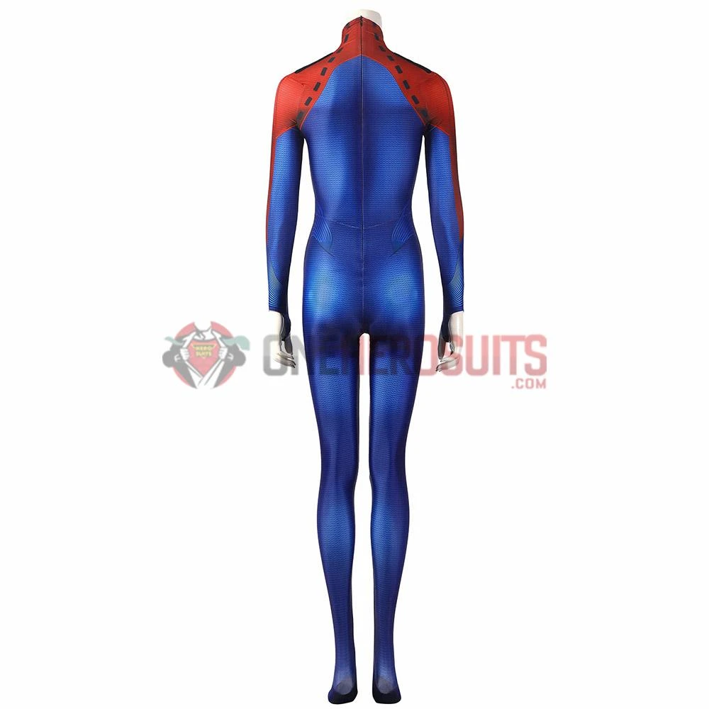 OneHeroSuits Costumes Supergirl Kara Zor-El Cosplay Costume 3D Printed Jumpsuits With Cloak