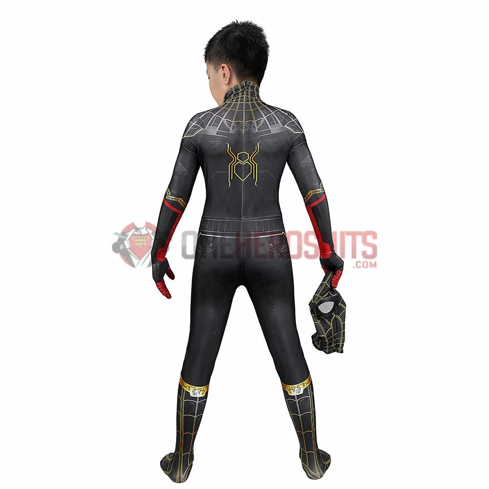 OneHeroSuits Zentai/Jumpsuit Kids Peter Parker Cosplay Suit Spider-Man 3 No Way Home Spandex BodySuit