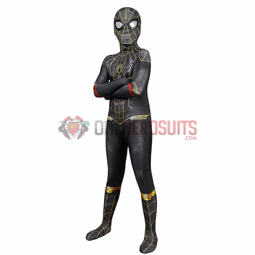 OneHeroSuits Zentai/Jumpsuit Kids Peter Parker Cosplay Suit Spider-Man 3 No Way Home Spandex BodySuit