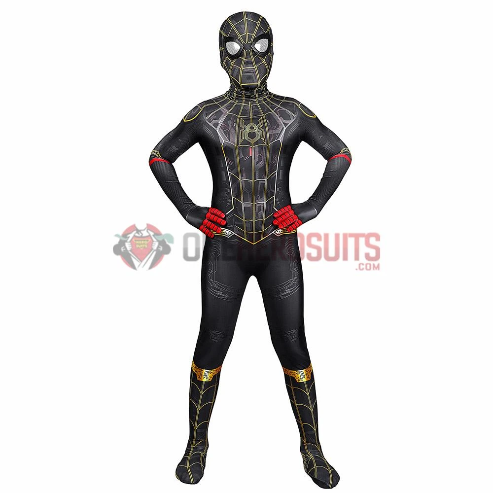 OneHeroSuits Zentai/Jumpsuit Kids Peter Parker Cosplay Suit Spider-Man 3 No Way Home Spandex BodySuit