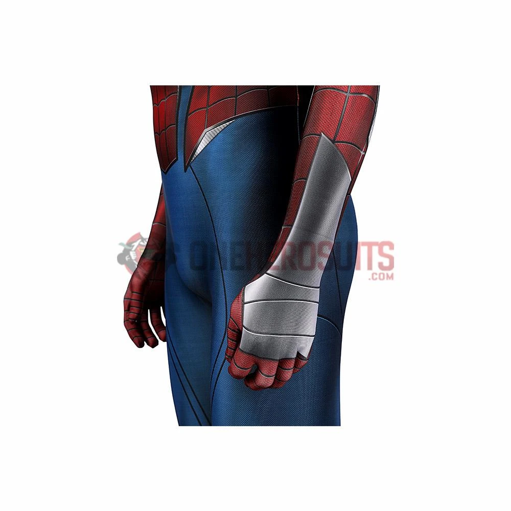 OneHeroSuits Spiderman 2 PS5 Cosplay Costumes Peter Parker Printed Jumpsuits