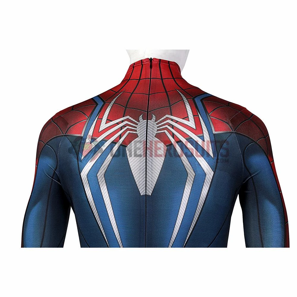 OneHeroSuits Spiderman 2 PS5 Cosplay Costumes Peter Parker Printed Jumpsuits