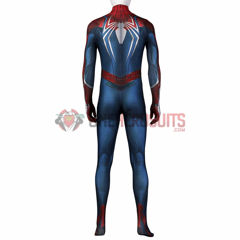 OneHeroSuits Spiderman 2 PS5 Cosplay Costumes Peter Parker Printed Jumpsuits