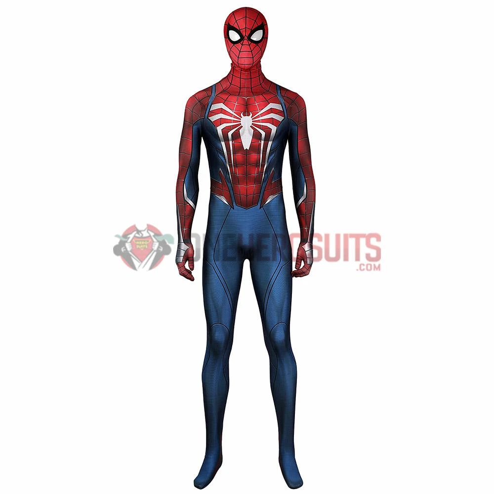 OneHeroSuits Spiderman 2 PS5 Cosplay Costumes Peter Parker Printed Jumpsuits